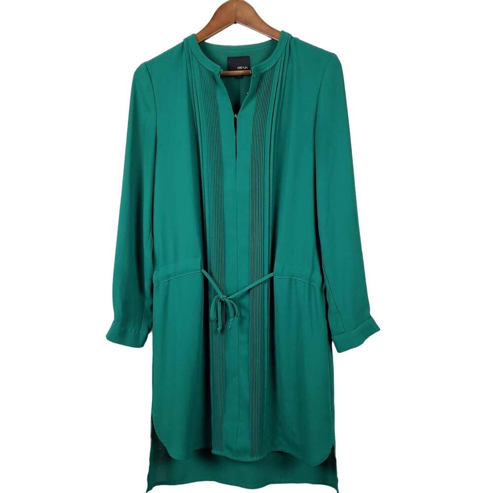 Greylin Shift Dress Loose Fit Belted - S